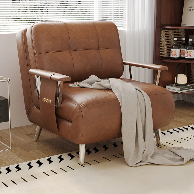 Foldable inverted small apartment dual-purpose sofa bed single double