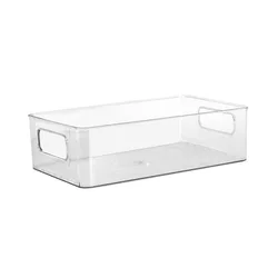 Table Top Transparent Storage Box Book Box Cosmetic Jewelry Finishing  Lovely Student Storage Basket Acrylic Organizer Box