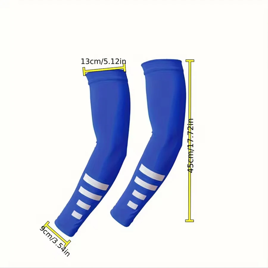 ฤดูร้อนกลางแจ้งป้องกันแสงแดดแขนแขน Quick-drying Breathable Night Running ขี่จักรยานสะท้อนแสงแขนผ้าไหมน้ําแข็ง