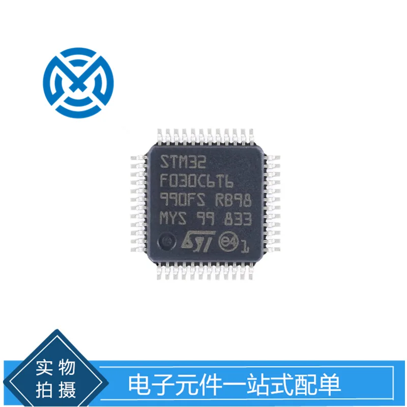 Componentes eletrônicos STM32F030C6T6 LQFP-48 ARM CORTEX-M0 microcontrolador de 32 bits