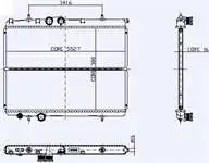 Store code: 2008091PA for engine water radiator P206 P206 + (T3E) 111i/11i/11i/1,6 16V 98 air system)