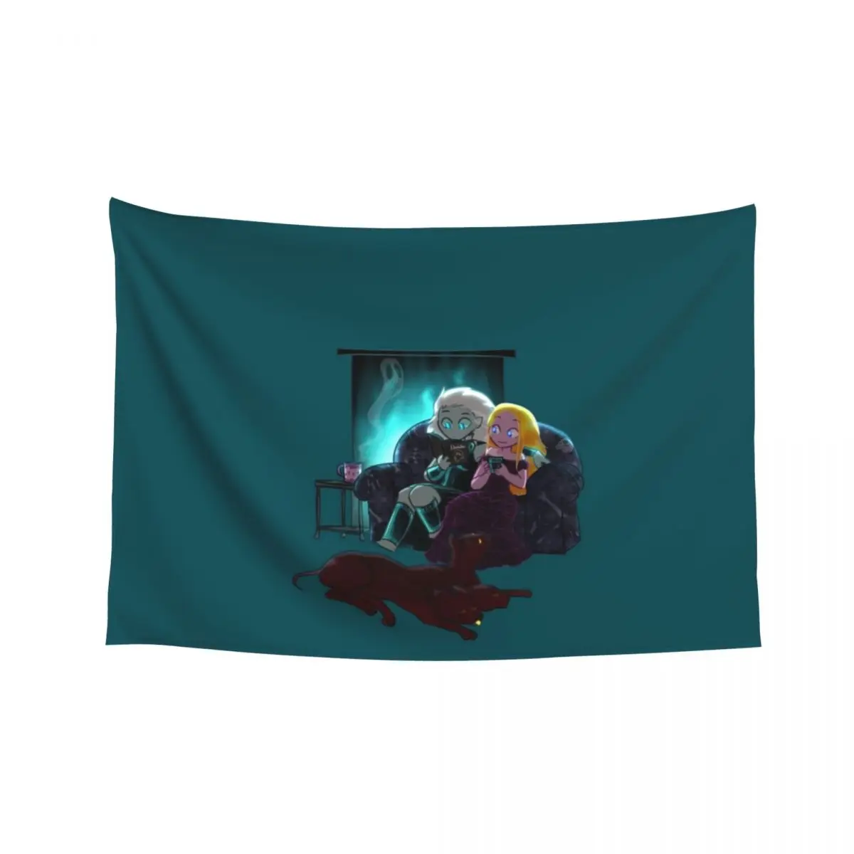 

Cozy Winter Night Tapestry Korean Room Decor Funny House Decorations Tapestry