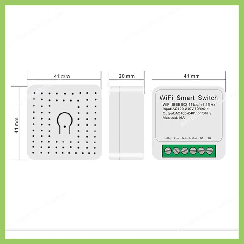 Y19A For Matter 16A Smart Wifi Switch One Open Dual Control Control Switches Mini Smart Breaker Voice Control Work With Easy To