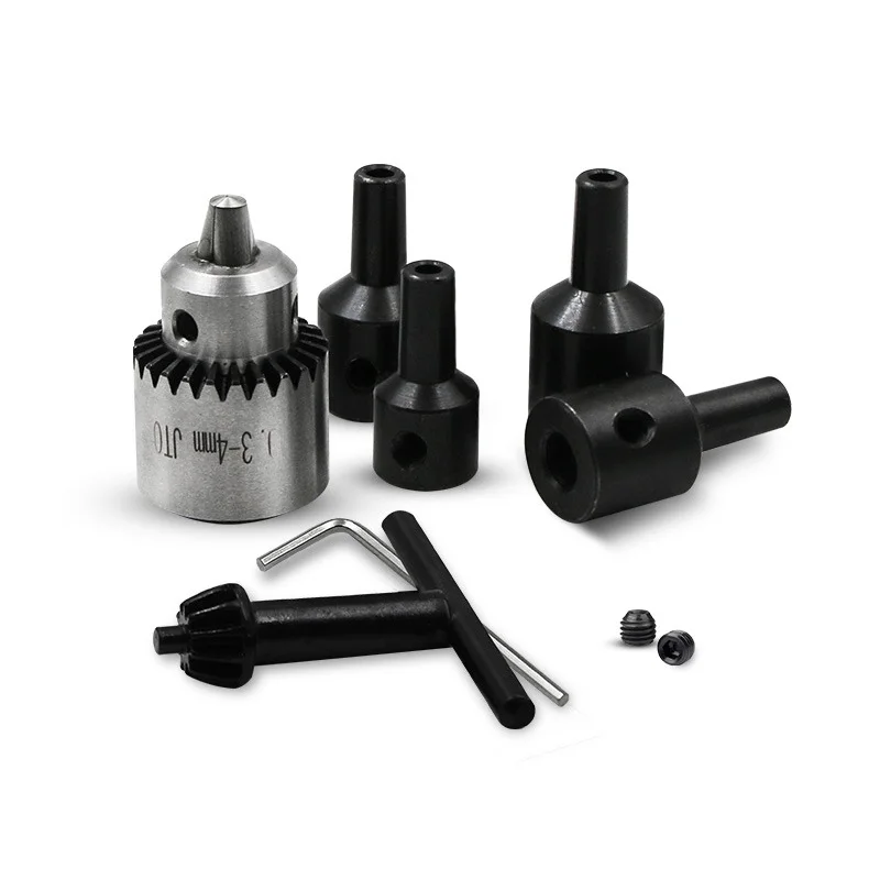 Imagem -02 - Broca Elétrica Chuck Clamping Range 0.34 mm Taper Mounted Quick Change Keyless 3.17 mm mm mm mm mm Shaft Micro Motor Drill