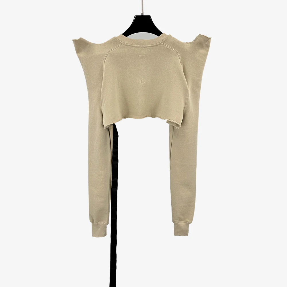 Cotton Women\'s T-shirt Y2k Antler Design Fashion Temperament Commuter Hundred Sleeve Long Sweatshirt Top 2024 Fall New