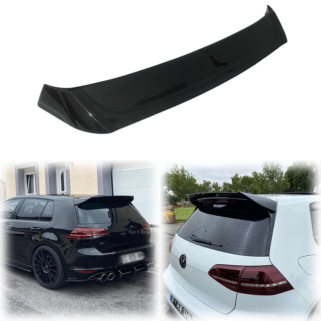 2013-2018 dla Volkswagen Golf 7 MK7 TSi TDi GTI R GTD GTE OSIR samochód tylny Spoiler dachowy owiewka na tylni bagażnik wargi przez ABS