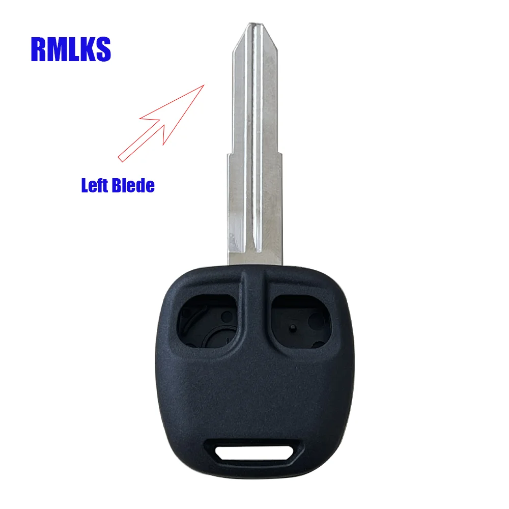 Replacement Remote Key Shell fit for Mitsubishi Lancer Evo L200 Shogun Pajero Colt 2 Button Uncut Left Blade Right Blade