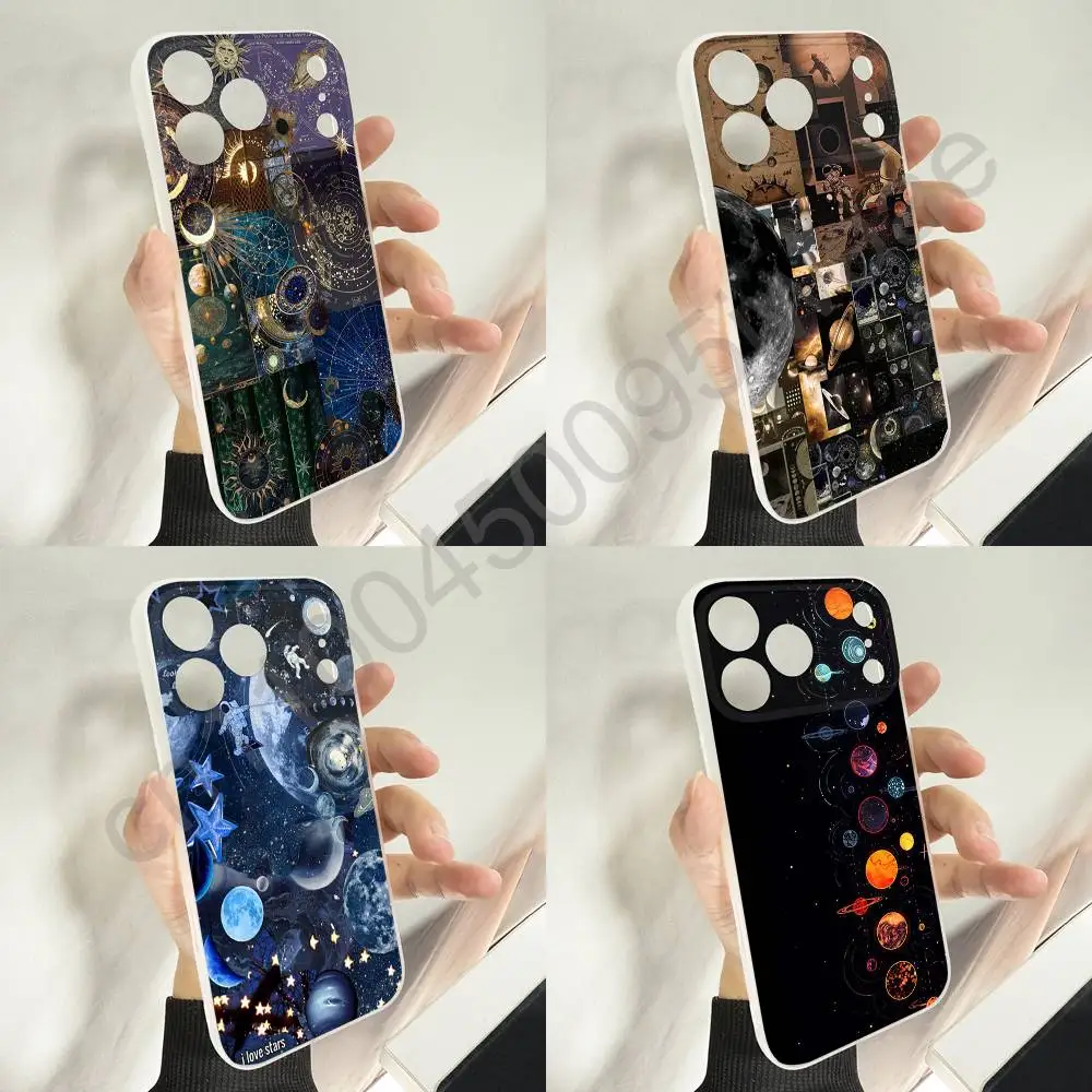 

Space Planet Stars Universe Phone Case For iPhone 11,16,15,14,13,17,12,Plus,E,Air,Mini,Pro,Max Magnetic Magsafe Soft Cover