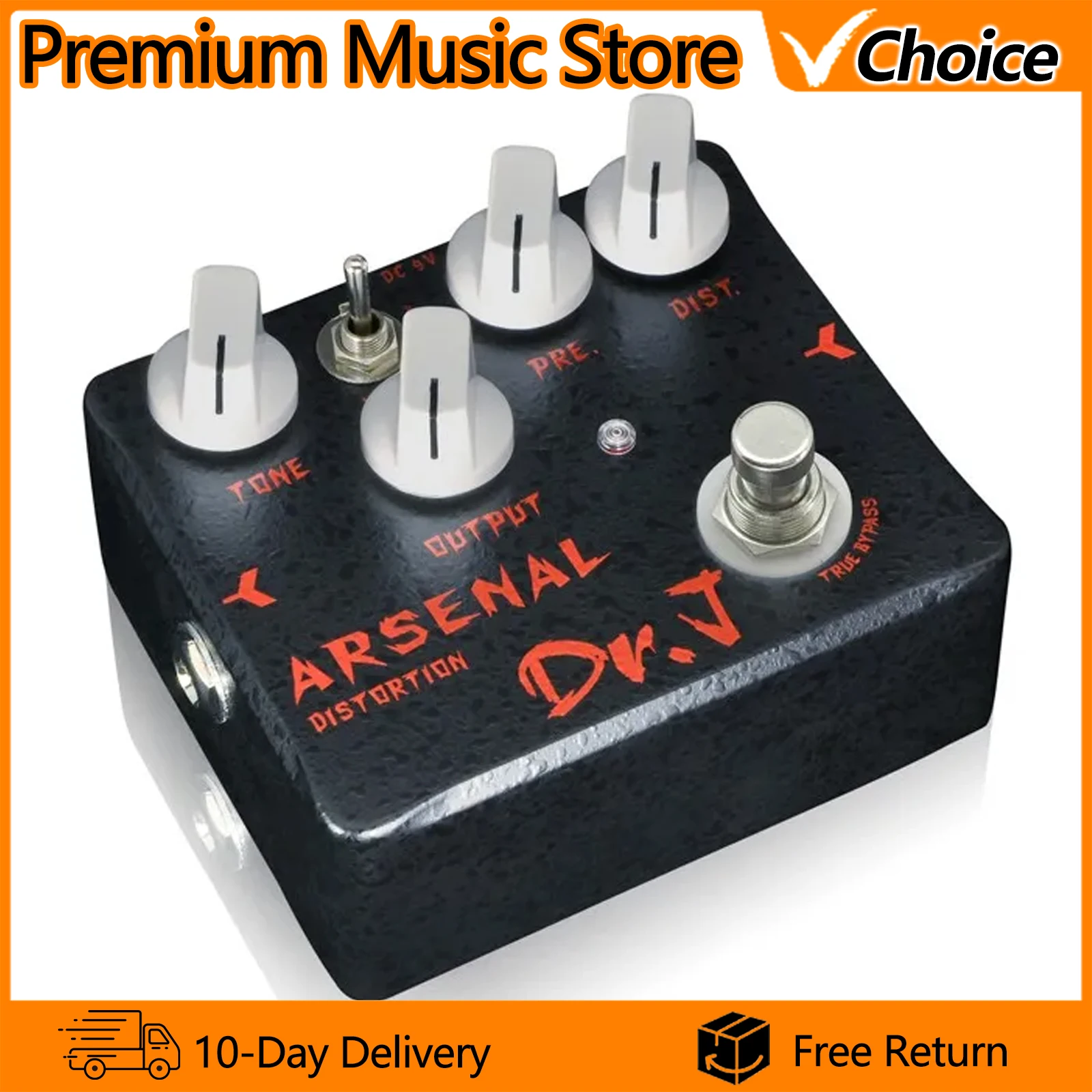 JOYO Guitar Effect Pedal D51 Arsenal Distortion Effect Pedal Classic British Crunch True Bypass Electric Guitar Amp Accessories