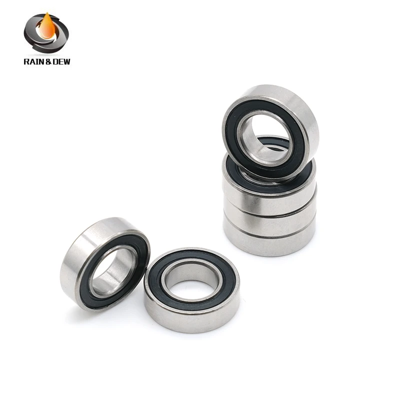 5PCS SR188RS CB 6.35x12.7x4.762 mm ABEC-7 Stainless Steel Mixed Ceramic Fingertip Gyro Bearing Toy Bearing