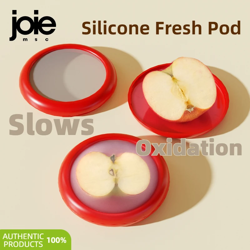 Joie Silicone Storage Box for Fruits and Vegetables Reusable Airtight Avocado/Lemon Fresh Storage Storage Box Anti-oxidation