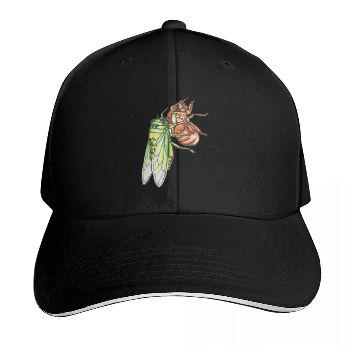 Cicada Emerging Baseball Cap Adjustable Buckle Closure Moisture Wicking Quick Dry Curved Brim Classic Fit