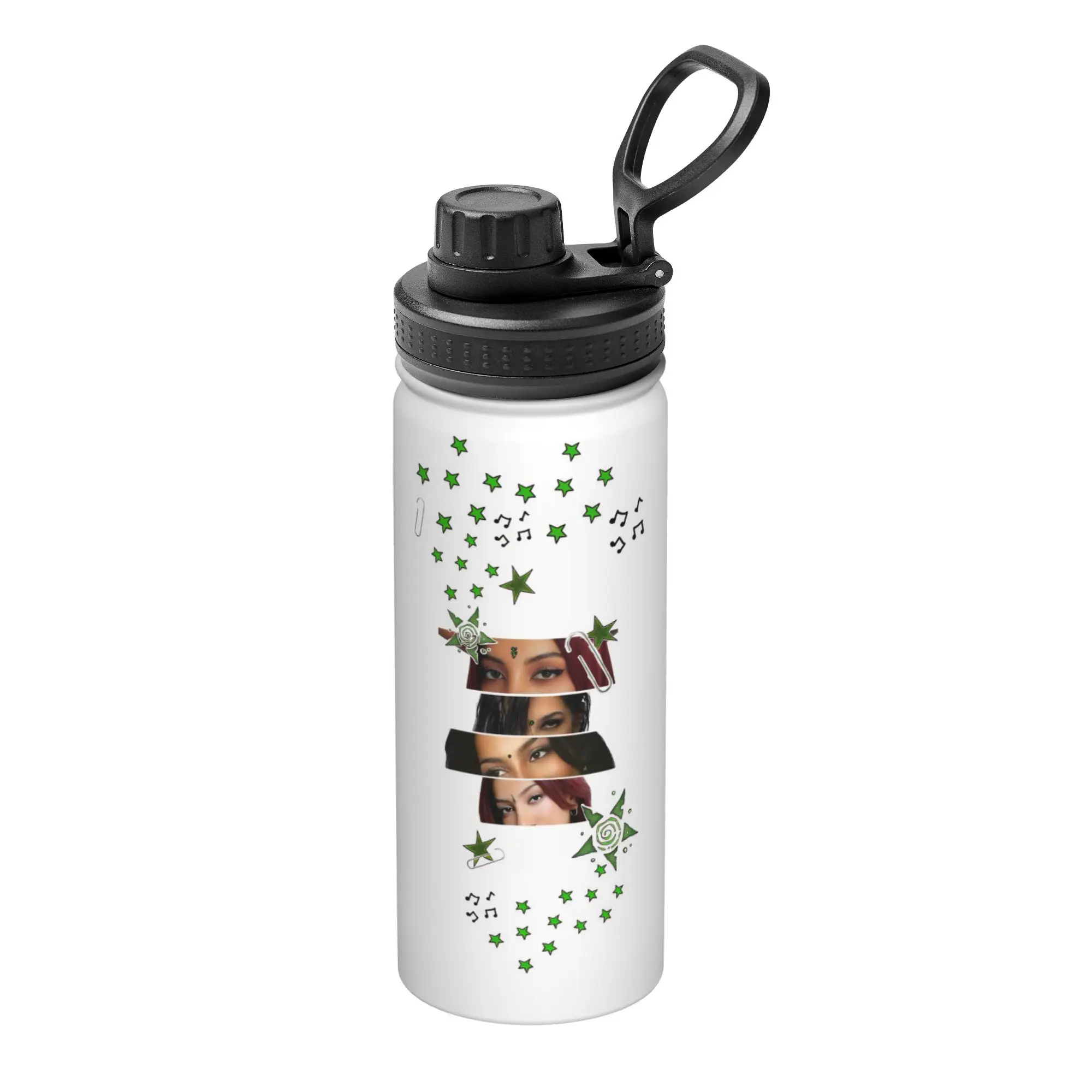 Katseyes Kpop Girl Group 18OZ Sports Insulated Kettle  Thermal Cup Vacuum Flask Outdoor Mugs 18OZ