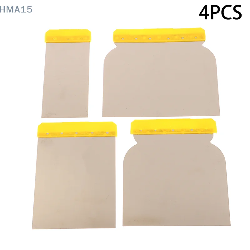 

Professional 4-piece Putty Scraper Knife Blade Set for Hand Plastering, Wallpaper/Decals/Drywall Finishing Cleaning Tools
