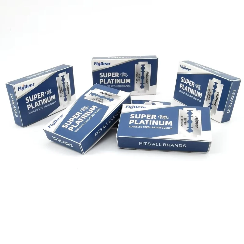 10-70 Stück Edelstahl-Rasierklingen, Langlebige Doppelklingen für Rasierhobel, Extra Edelstahlklingen
