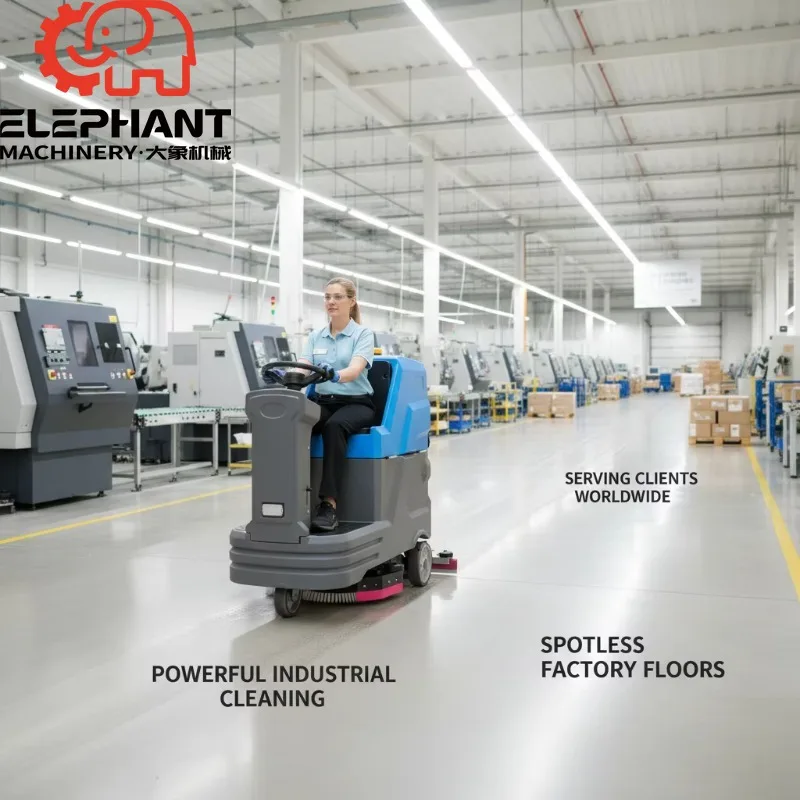 Customized Warehouse Floor Cleaning Equipment Industrial Sweeping Machine with Electric Drive and Heavy Duty Brush System