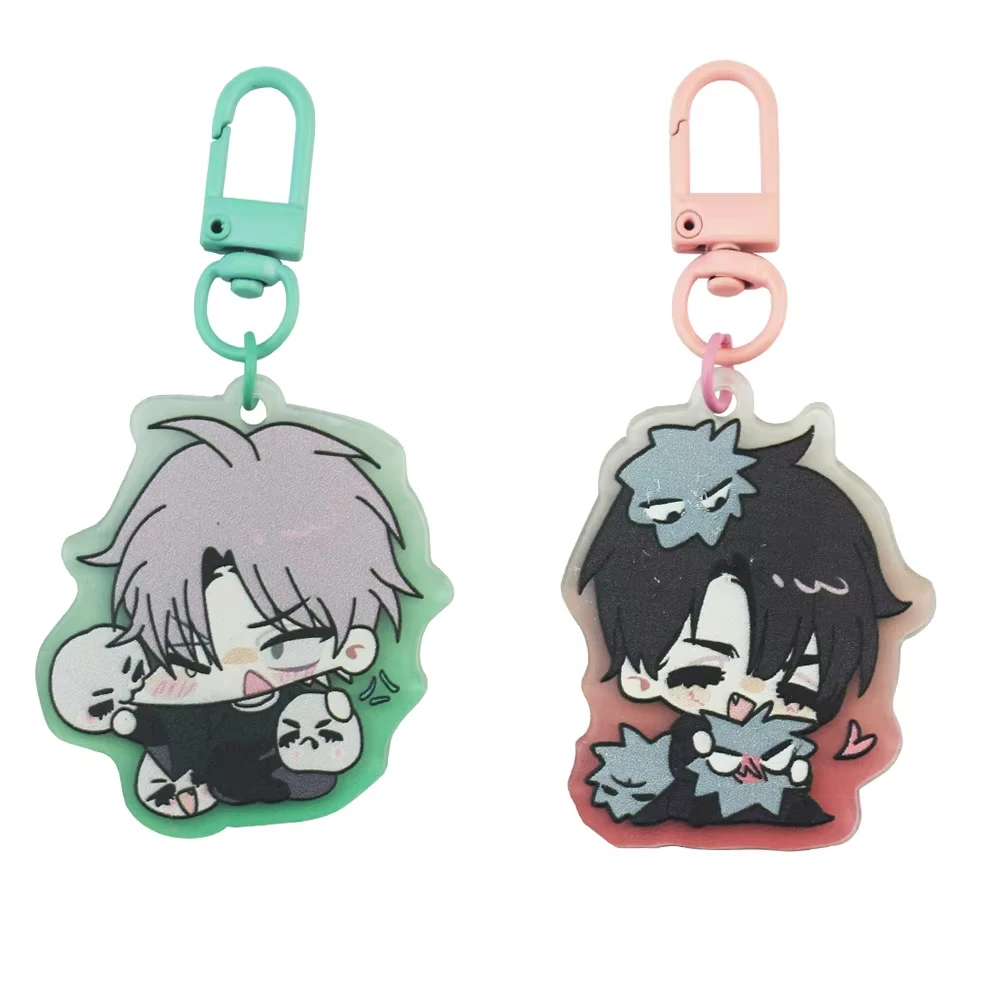 Alien Stage Chibi Keychains Ring For Ivan And Till Cartoon Bag Pendant Accessories Keyring Fans Friends Charm Gifts