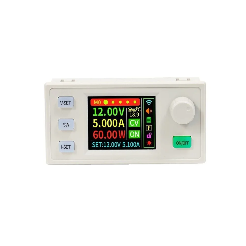 SK60S Adjustable Step Up Step Down Power Supply 0-40V 0-5A with MPPT Solar Charging and Wireless Remote Compatibility