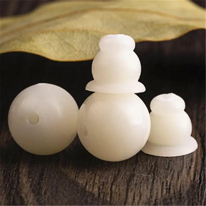 Natural White Bodhi Beads Guru for Prayer Malas Talipot Bodhi Beads Multi Sizes TSB0472