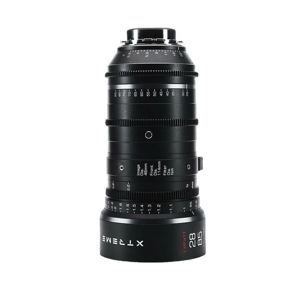 NEW CHIOPT EXTREMER ZOOM XTREME 28-85mm/T3.2-T22 & 75-250mm/T3.2 Full Frame Zoom Film Ine Lens for  E Canon EF PL Mount Camera