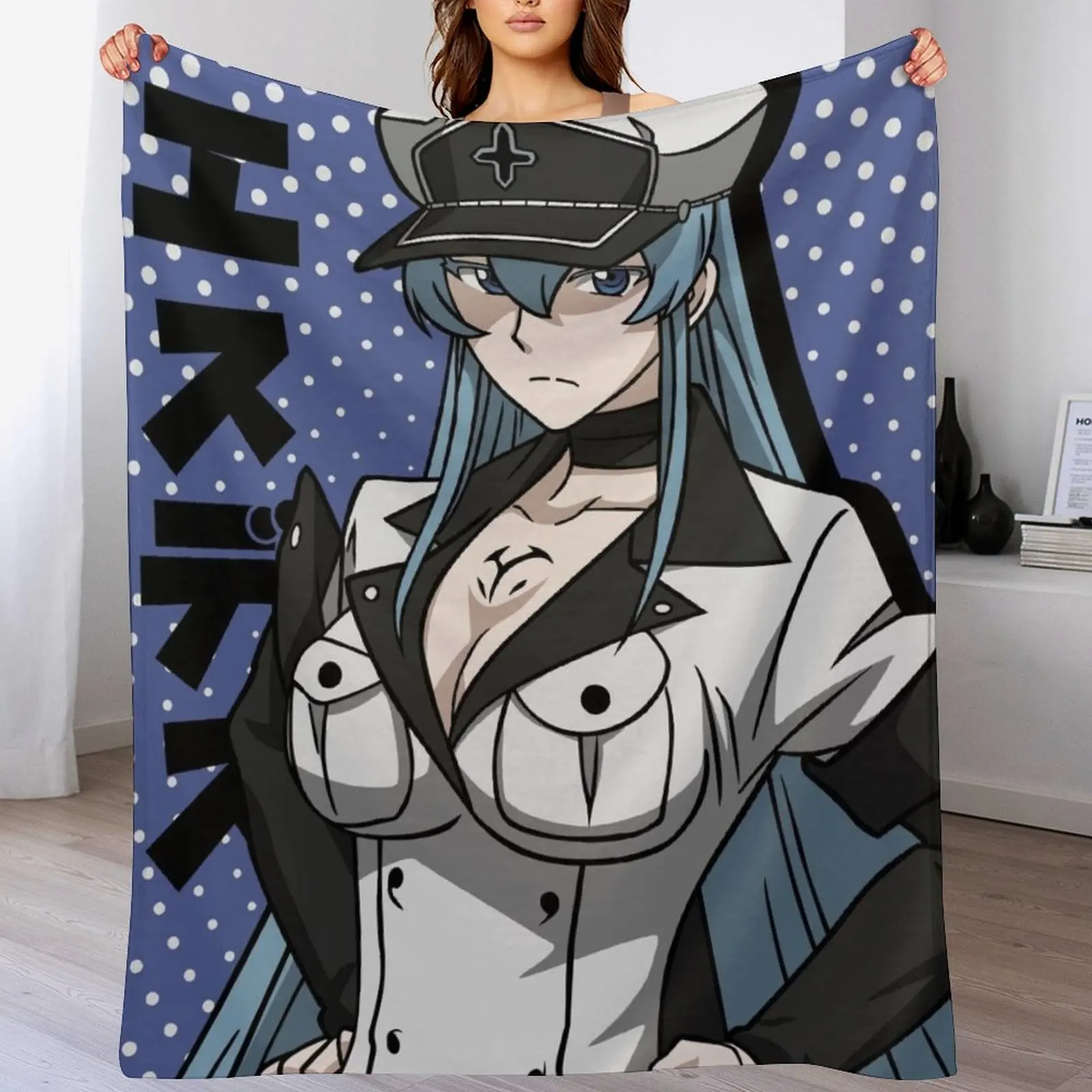 Esdeath Throw Blanket warm for winter Retros for babies Blankets