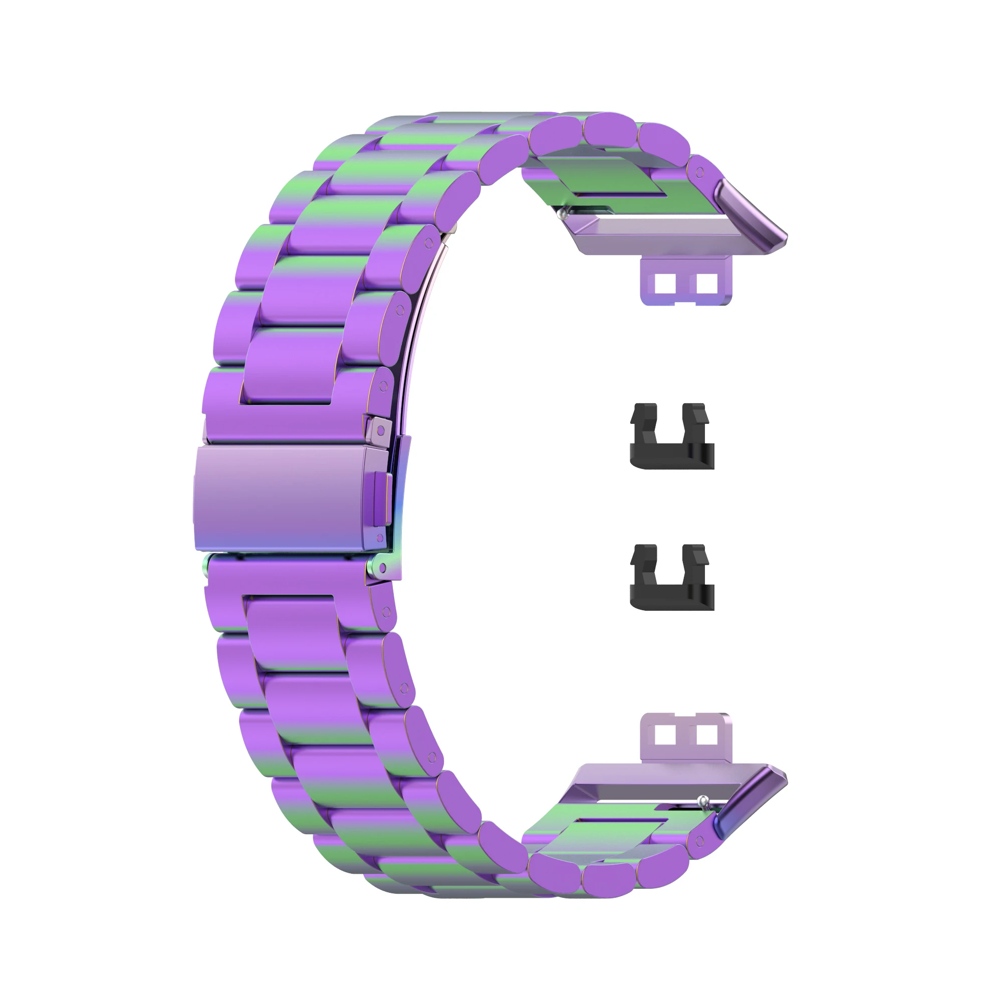 Luksusowy metalowy klasyczny zegarek ze stali nierdzewnej dla Huawei zegarek pasuje pasek bransoletka dla Huawei Fit inteligentny zegarek na rękę