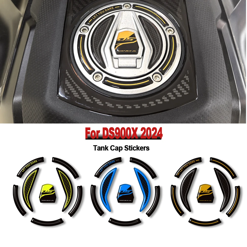 For DS900X 900DSX 900 DSX 2024 2025 New Motorcycle Handguard Tank Pad Side Grips Fuel Oil Kit 3D Stickers Decals