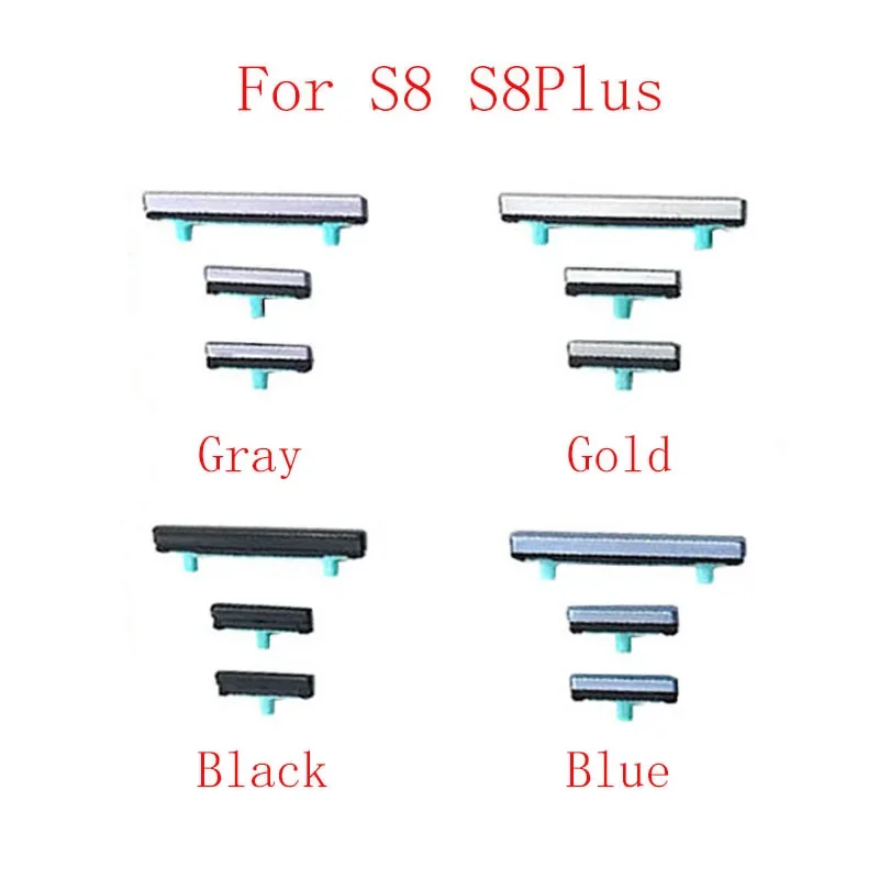 Power On Off Button Volume Switch Control For Samsung S10 Plus S9 Plus S8 Plus Power Volume Side Button Repair Parts