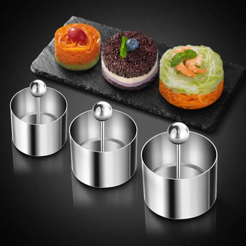 Cake Ring Round Stainless Steel Cake Mousse Molds Adjustable Bakeware Tools Cake Decorating Mold Cheesecake Mousse Ring Cut Tool