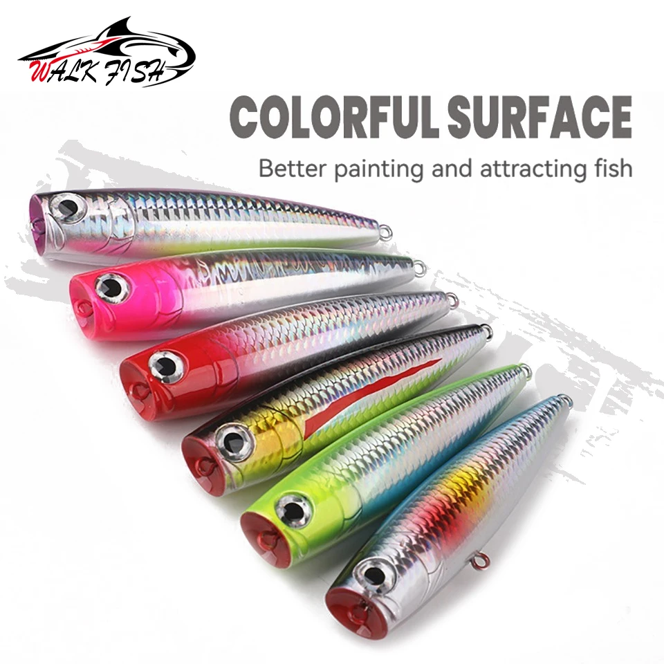 Popper Walk Fish 110 mm – Señuelo flotante para mar y trucha - imagen 3