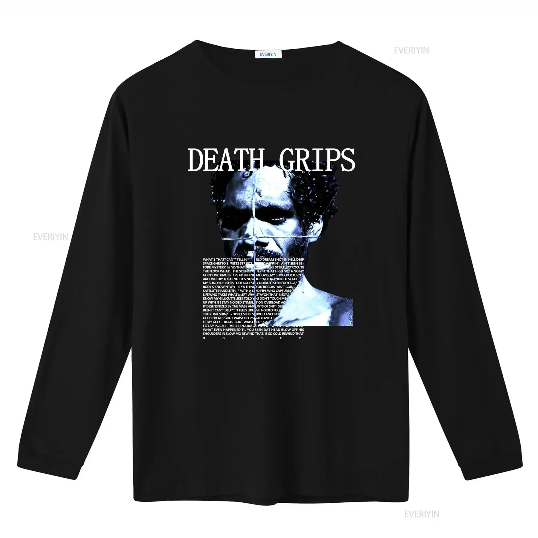 Death Grips Band Noided Album Tour Cotton T Shirt for SB232 vintage Washed Slightly Versatile fashion Top For Everyday Wear