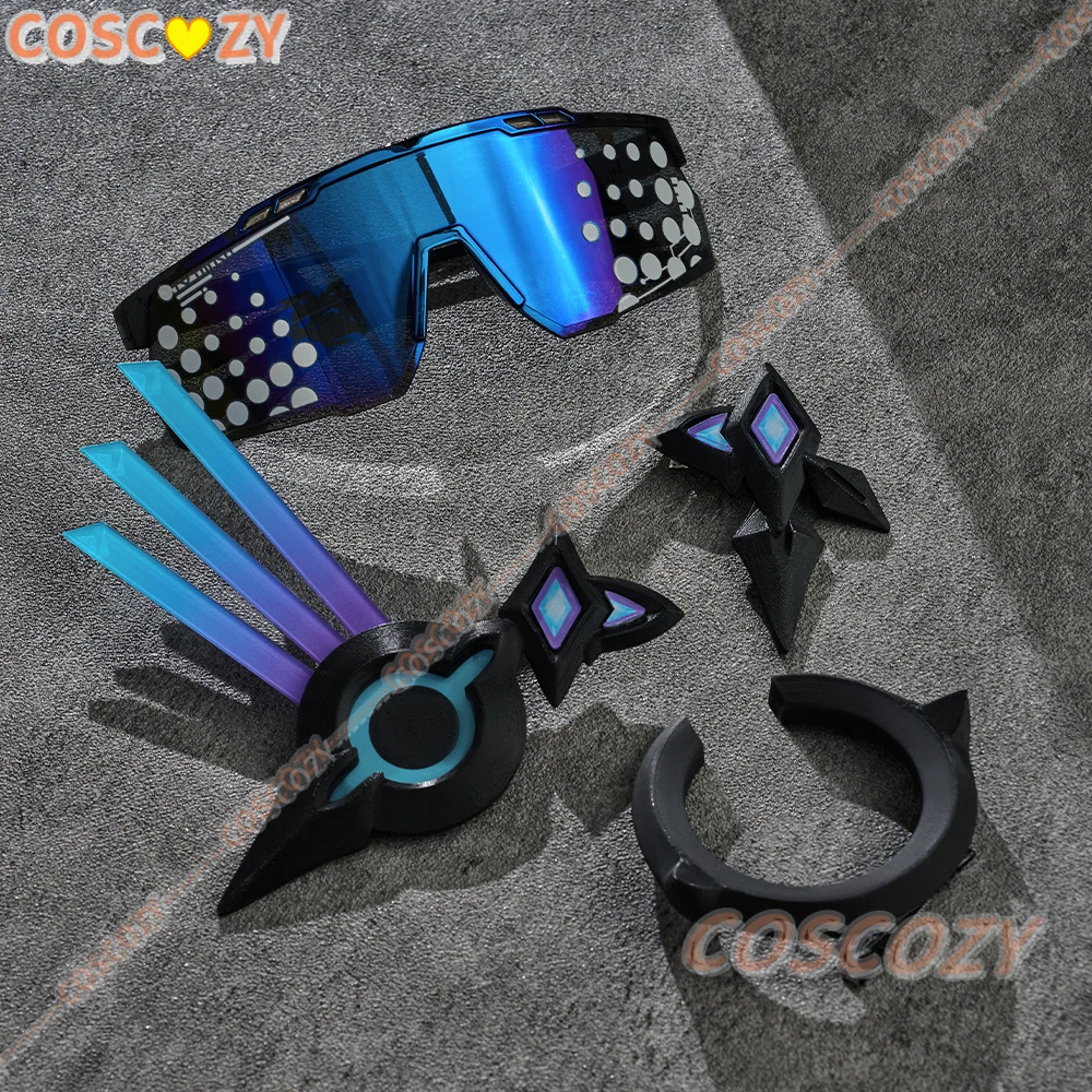 Honkai Star Rail Silver Wolf LV.999 Cosplay Costume Wig Uniform Jacket Sunglasses Headwear Role Play Halloween Party Women Suit view 5