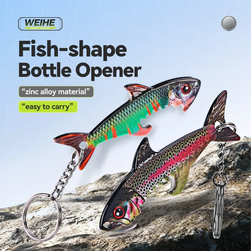 Abridor de botellas WeiHE con forma de señuelo para pesca - imagen 2