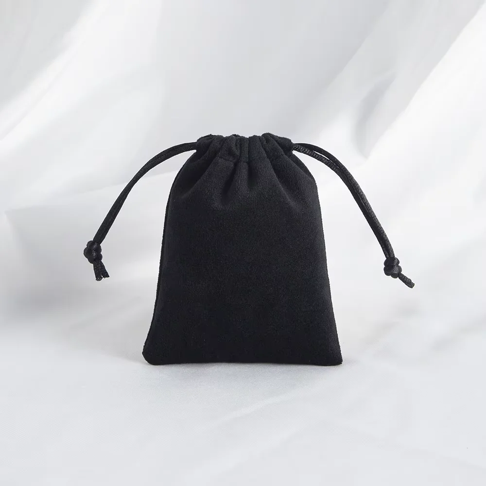 5Pcs Soft Velvet Drawstring Pouches for Jewelry Storage