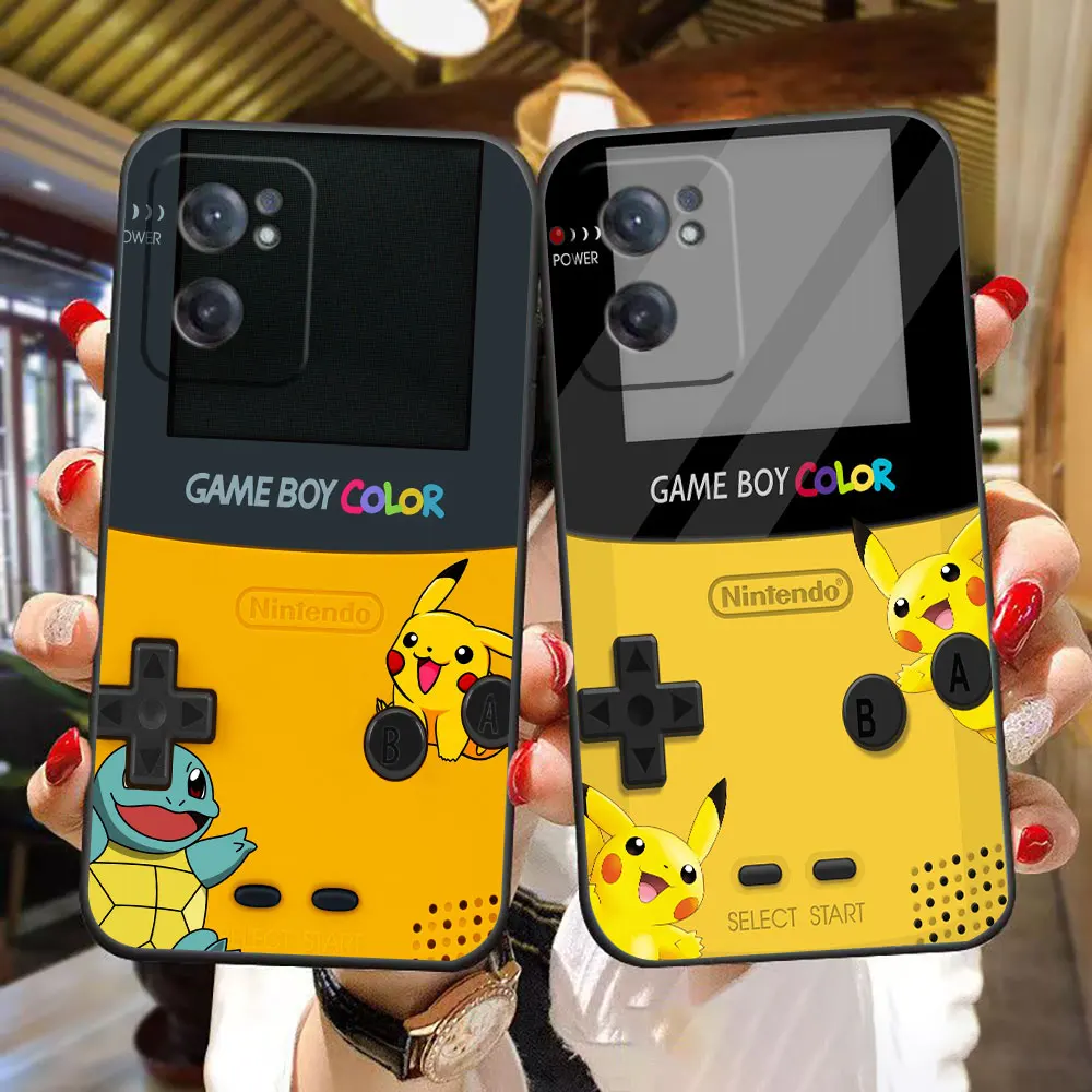 Game-Boy Color-P-Pokemon Phone Case For Oneplus 11 10 9 8 8T 7 7T 6 6T ACE 2V NORD CE 2 3 Pro Case Funda Coque Shell Capa Cover