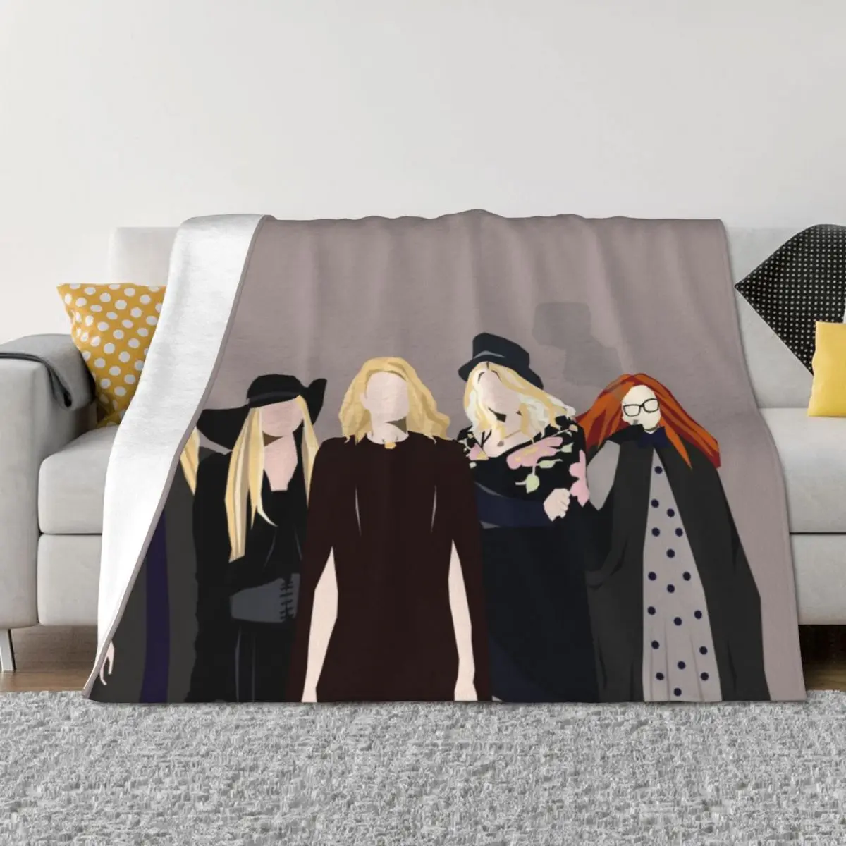 

Witches 2.0 Throw Blanket Summer Plaid Cute Plaid warm for winter Blankets