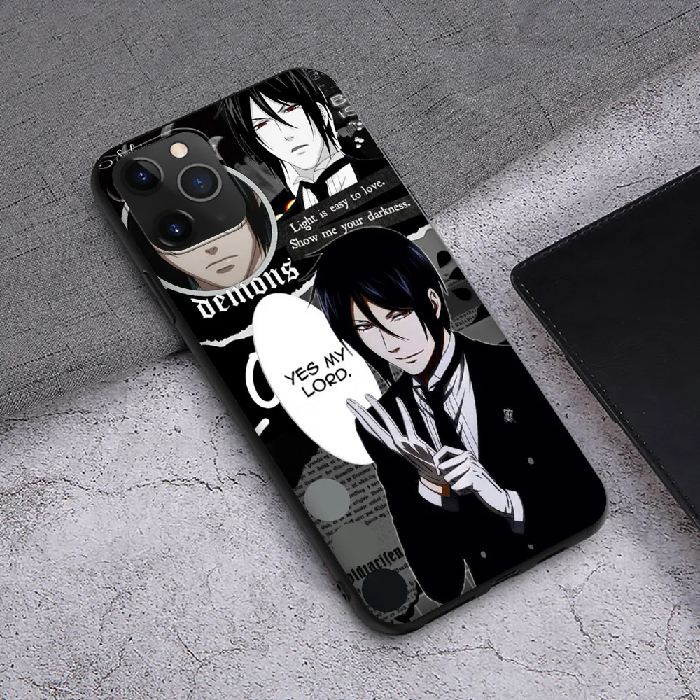SO27 Black Butler Kuroshitsuji Cover Phone Case for Samsung Galaxy S20 S21 S22 S23 S24 Fe Plus Ultra Lite image 4