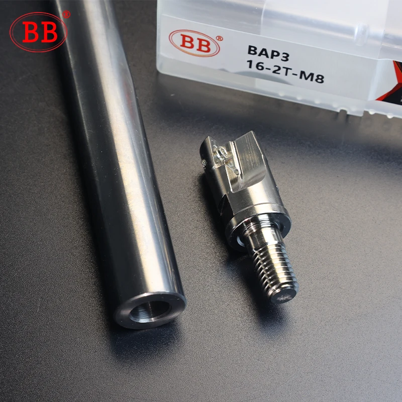 BB Modular Shank Milling Cutter Holder CNC Stable Machining Carbide Tungsten Steel 8-25mm Diameter