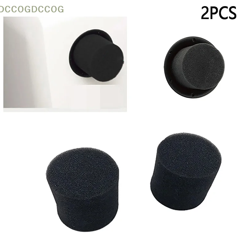 منفذ مكبر الصوت يقلل من التردد المنخفض موجة قائمة 2 قطعة دليل مكبر الصوت أنبوب باس مجاري الهواء الإسفنج قابس قطني #4