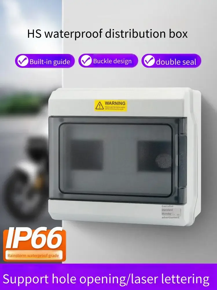 Surface-mounted Switch Box Outdoor Plastic Air Switch Electric Control Box Leakage Protection Meter Box