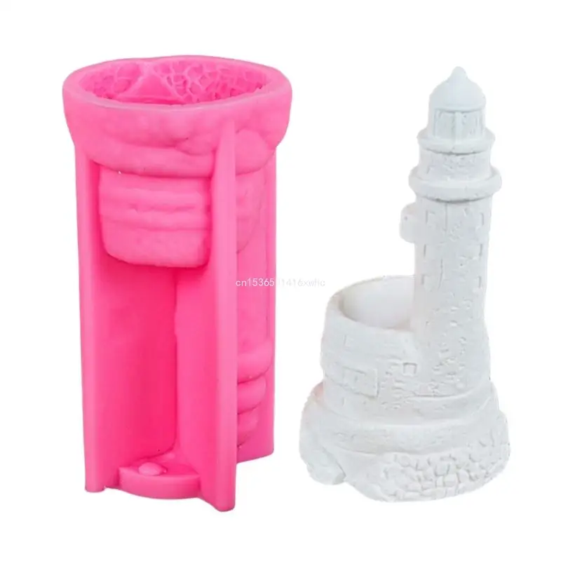 

Dropship Tower Shaped Resin Silicone Molds Epoxy Resin Silicone Molds for Tealight Holder