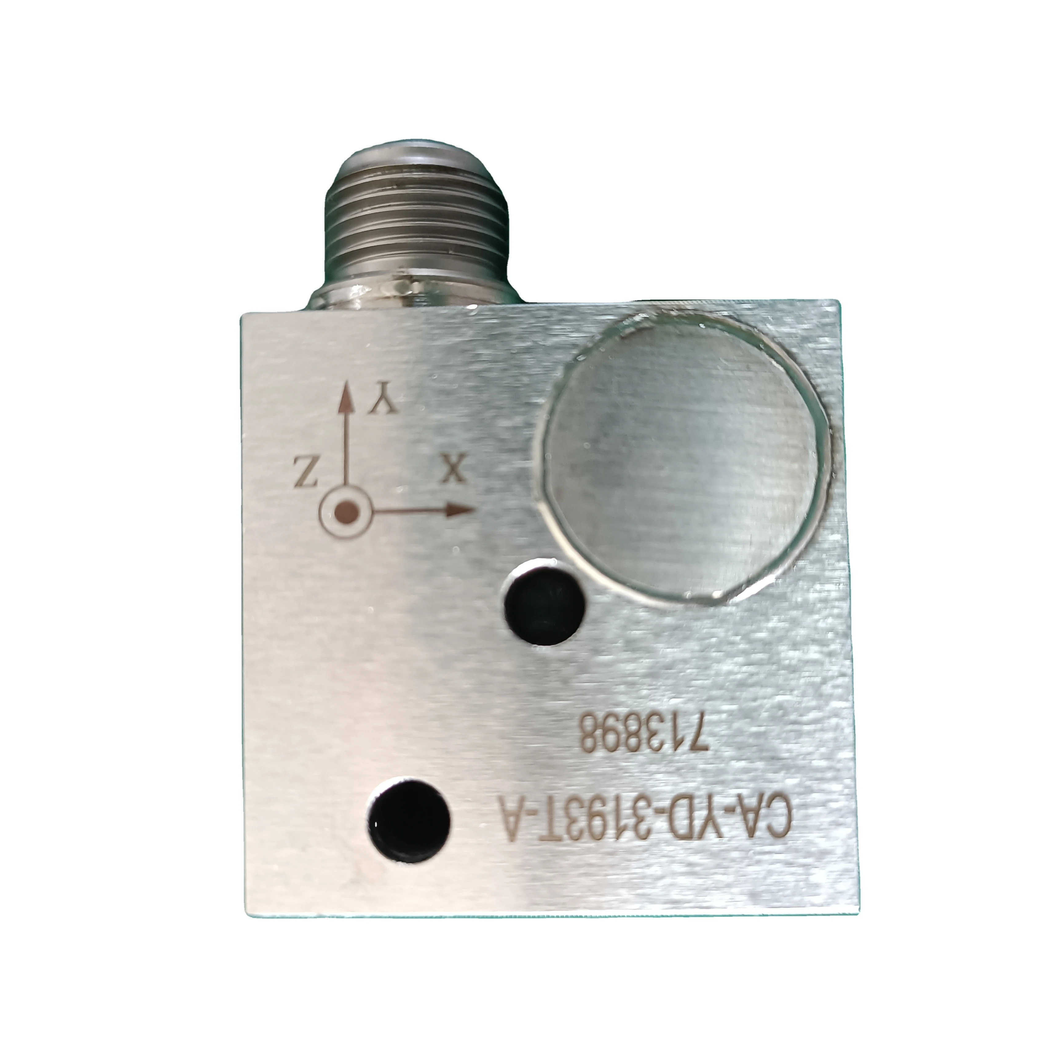 3 Axis triaxial accelerometer CA-YD-3193T-A 100mv/g X,Y,Z axis IEPE vibration sensor