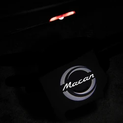 Lumière de porte de voiture LED pour Macan 95B, ombre fantôme, lampe de bienvenue, accessoires, 2014, 2015, 2016, 2017, 2018, 2019, 2020, 2 pièces