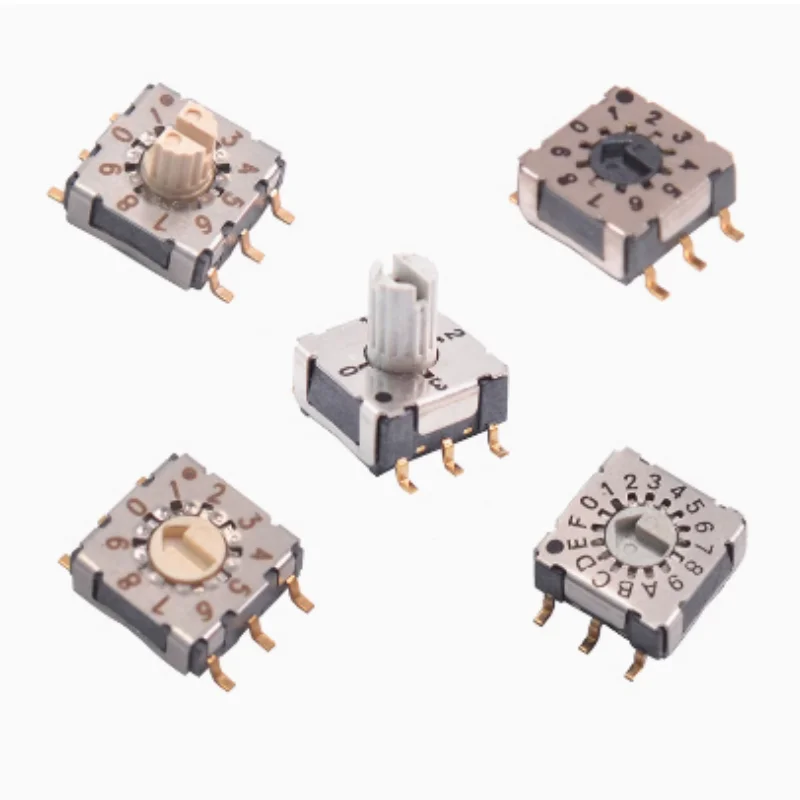 Mini-Encoder-Drehkodierschalter BCD8421, Mehrfach-Drehband-Schalter, digitaler Wählschalter – Detail 2