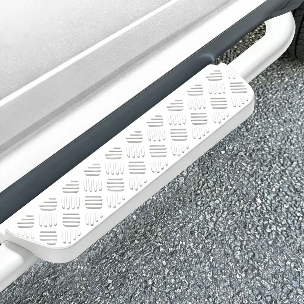 2Pcs Aluminium Running Boards Fits for 2020-2026 Land Rover Defender 90 Side Step Pedal Fixed Foot Step Stair