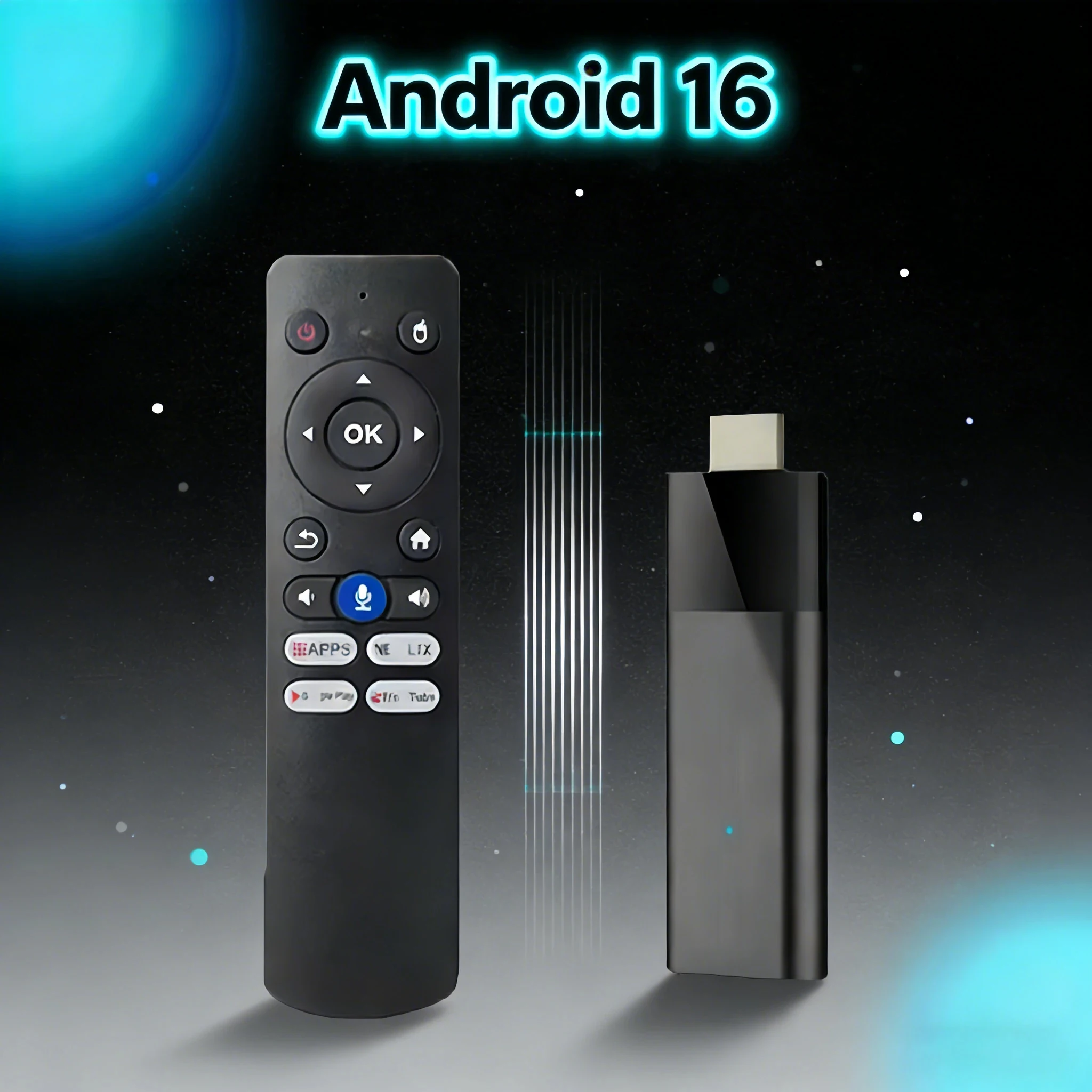 

Смарт ТВ-приставка Android 16, 8 ГБ+128 ГБ, Allwinner H313 Q12, Google Assistant, видео 8K, Bluetooth 5.4, медиаплеер, очень быстрая приставка