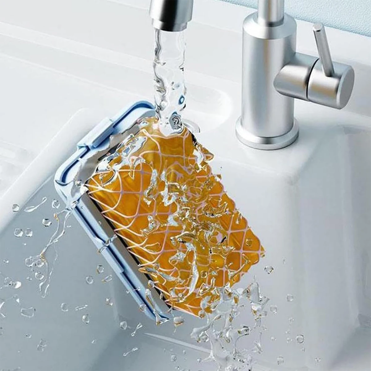 High Elasticity Mesh Soap Foaming Box Multifunctional Household Bathroom Soap Storage Box