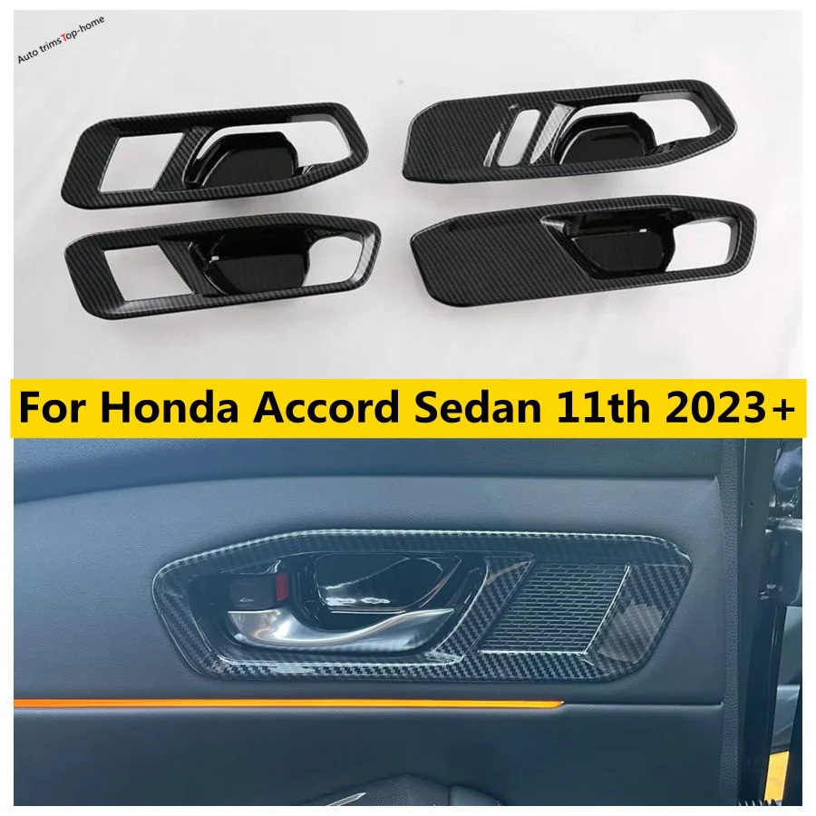 

Inner Car Door Pull Doorknob Handle Hand-clasping Bowl Decoration Fit For Honda Accord Sedan 11th 2023 2024 Interior Accessories