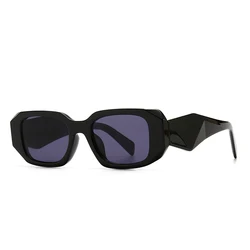 Cross-Border Export New Modern Retro Square Frame Narrow Sunglasses Ins Style Street Photography Big-Name Sunglasses Pr17Ws