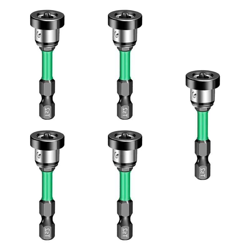 

B-Est 5Pcs PH2 Drywalls Screw Setter Positioning Screwdriver Bits For Plasterboard Locating Batch-Head For Woodwork